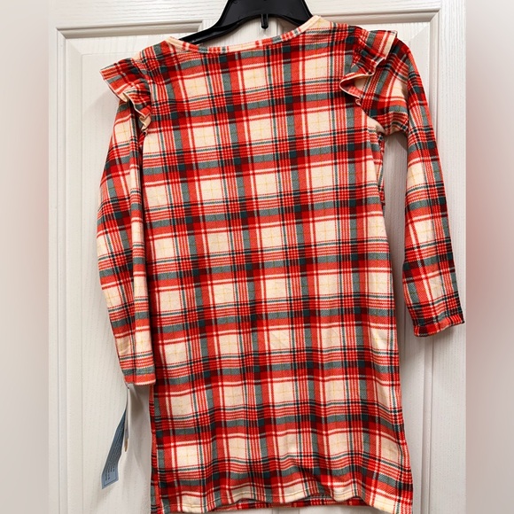 NWT Brushed Fleece plaid Christmas holiday nightgown size M (8) - Picture 7 of 7